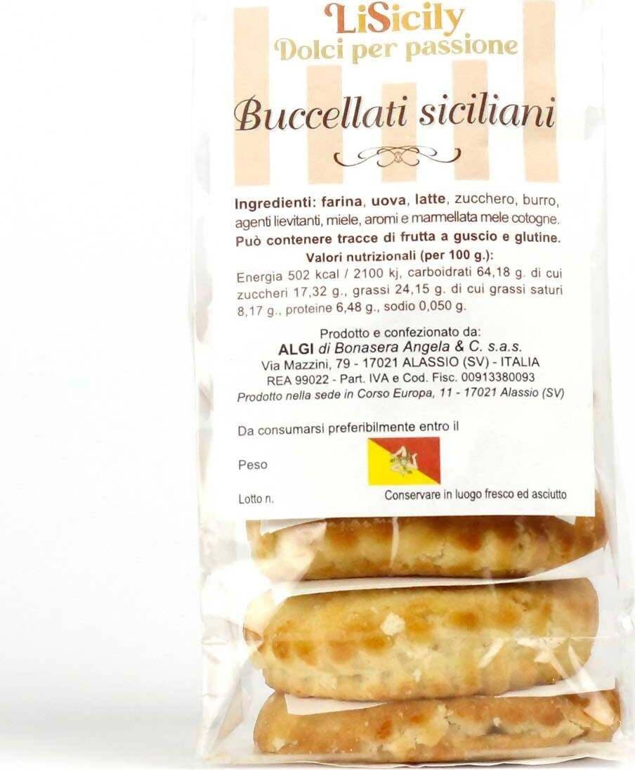 Biscotti Buccellati Al Cioccolato Artigianali Fatti A Mano 100% Biscotto Artigianale Italiano Ripieno Cioccolato Made In Italy alimenti LiSicily dolci per passione - Alassio, Commerciovirtuoso.it