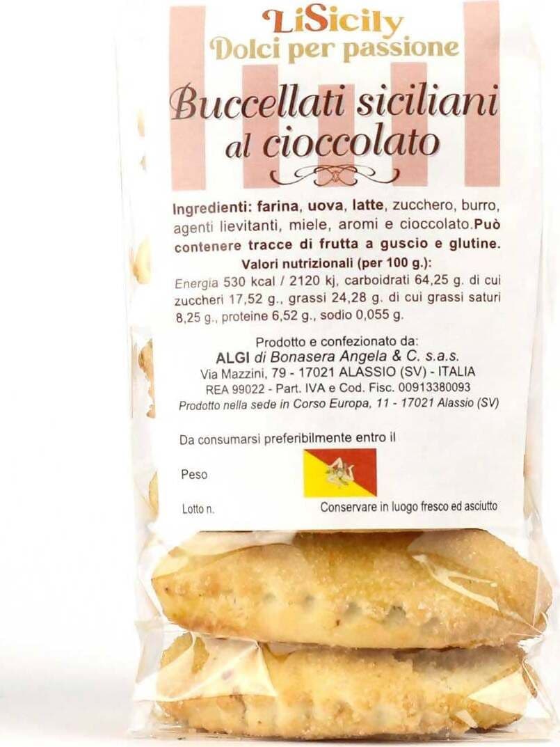 Biscotti Buccellati Ripieni Di Marmellata Di Mele Cotogne Biscotti Siciliani Tradizionali Fatti A Mano Con Marmellata Artigianale Made In Italy 100% Sicilia alimentari LiSicily dolci per passione - Alassio, Commerciovirtuoso.it