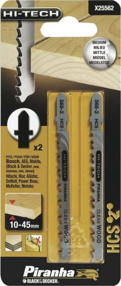 BLACK&DECKER---2PZ-LAME-PER-LEGNO-10X45MM-TAGLIO-GROSSO