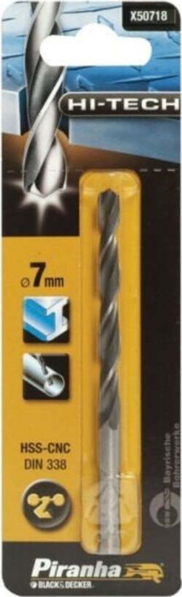 BLACK&DECKER---PUNTE-PER-METALLO-CROWN-7-MM***