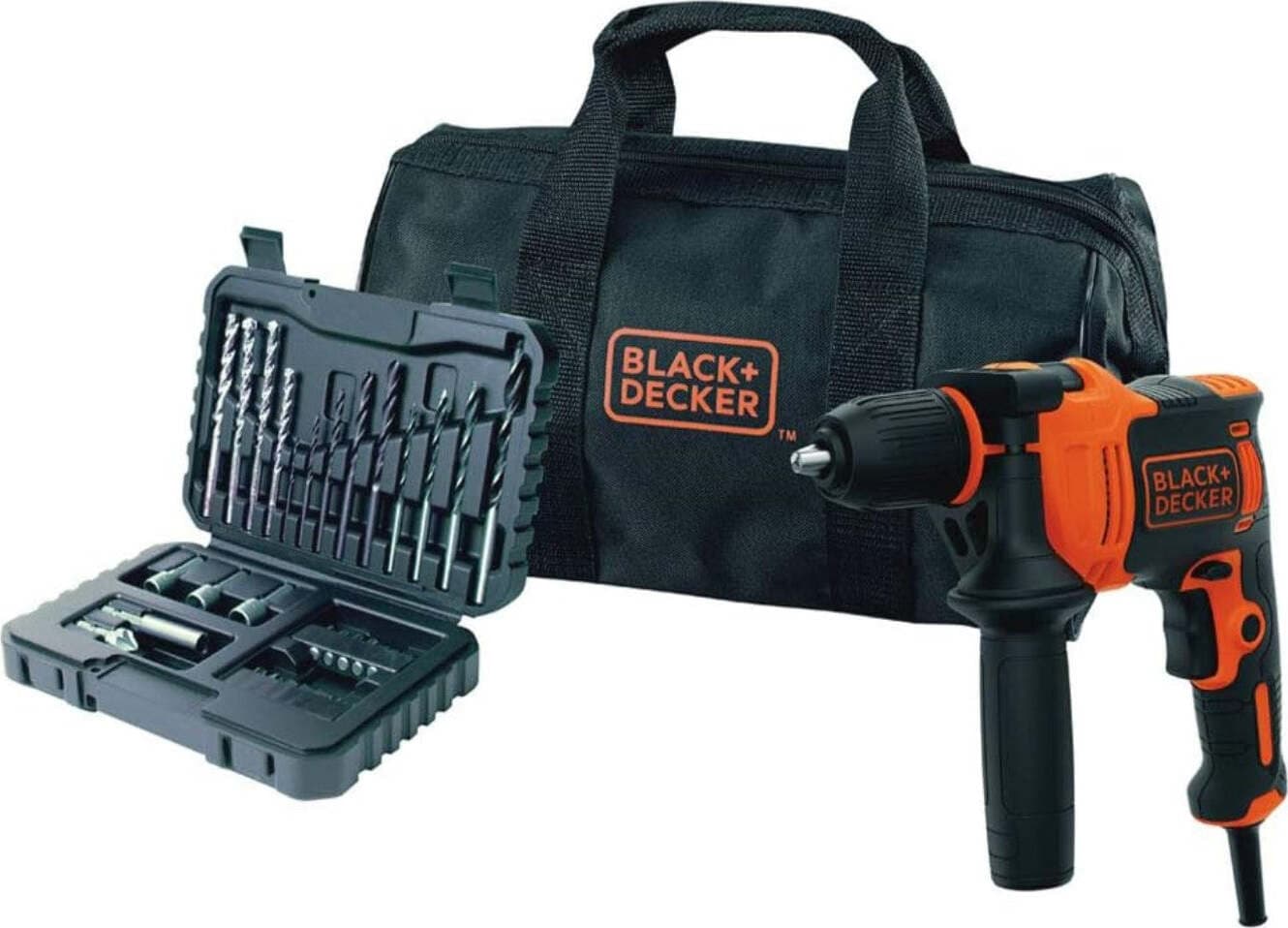 BLACK&DECKER---TRAPANO-A-PERCUSSIONE-ELETTRICO-710W+-BORSA-E-ACCESSORI