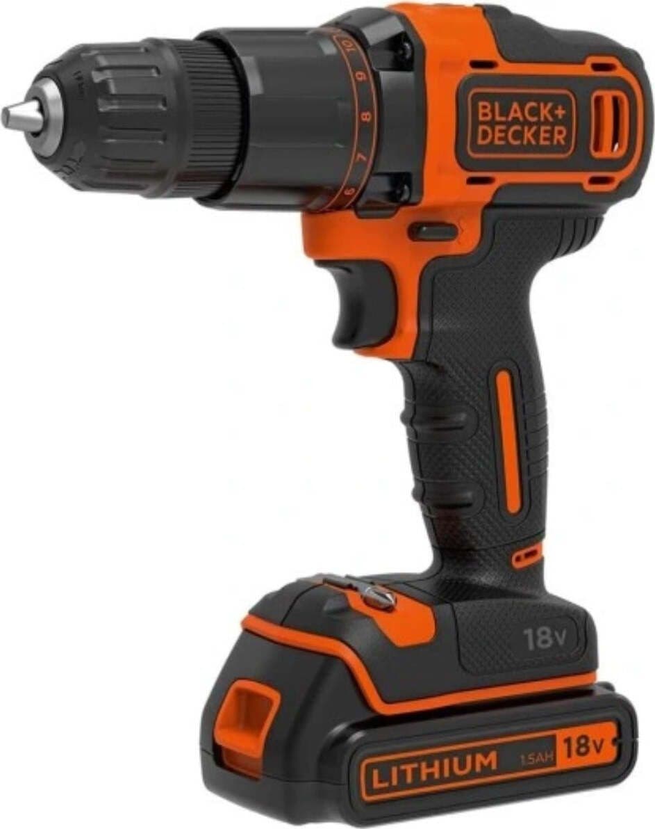 BLACK&DECKER---TRAPANO-AVVITATORE-A-PERCUSSIONE-18V---2Ah