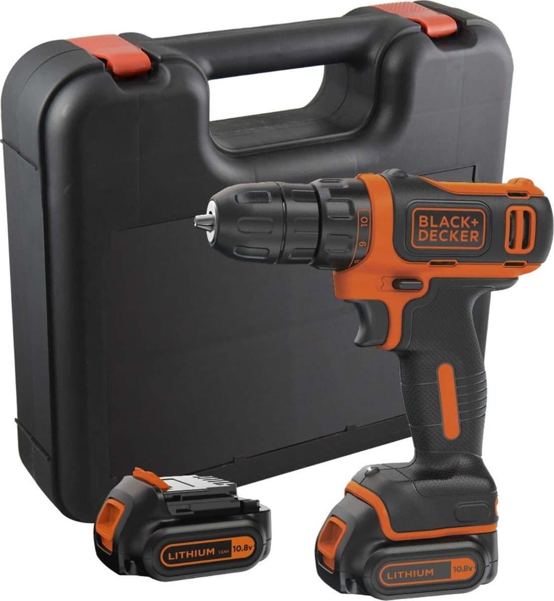 BLACK&DECKER---TRAPANO-AVVITATORE-COMPATTO-10.8V-2-BATTERIE
