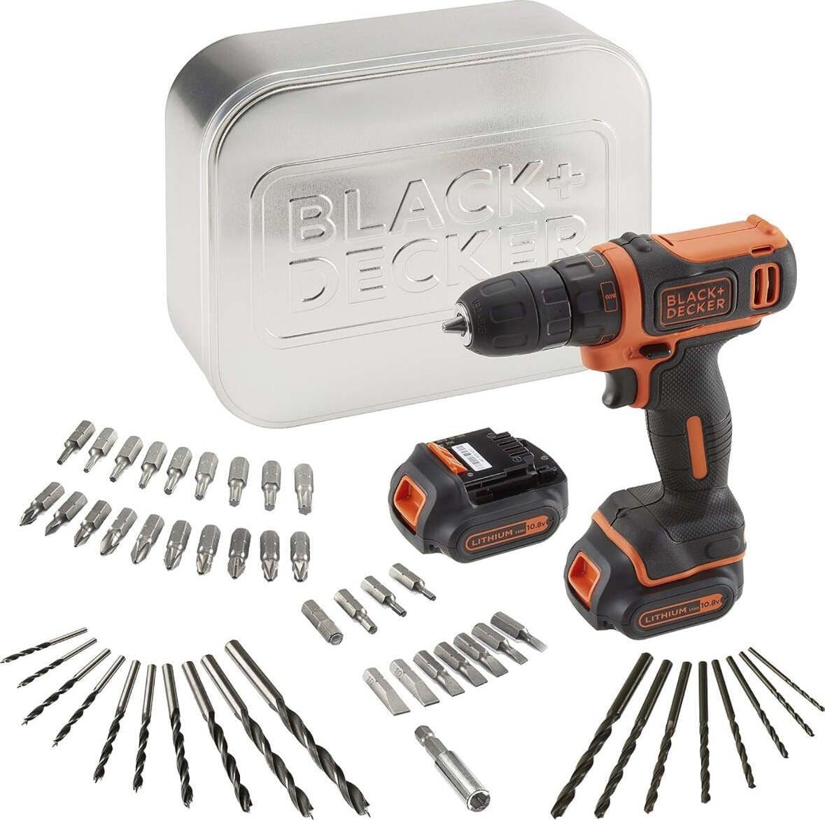 BLACK&DECKER---TRAPANO-AVVITATORE-COMPATTO-10.8V-LITIO