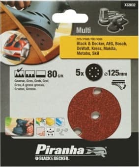 BLACK&DECKER-PIRANHA-5-DISCHI-ABRASIVI-PER-LEVIGATRICI-mm-125-GRANA-80-X32032