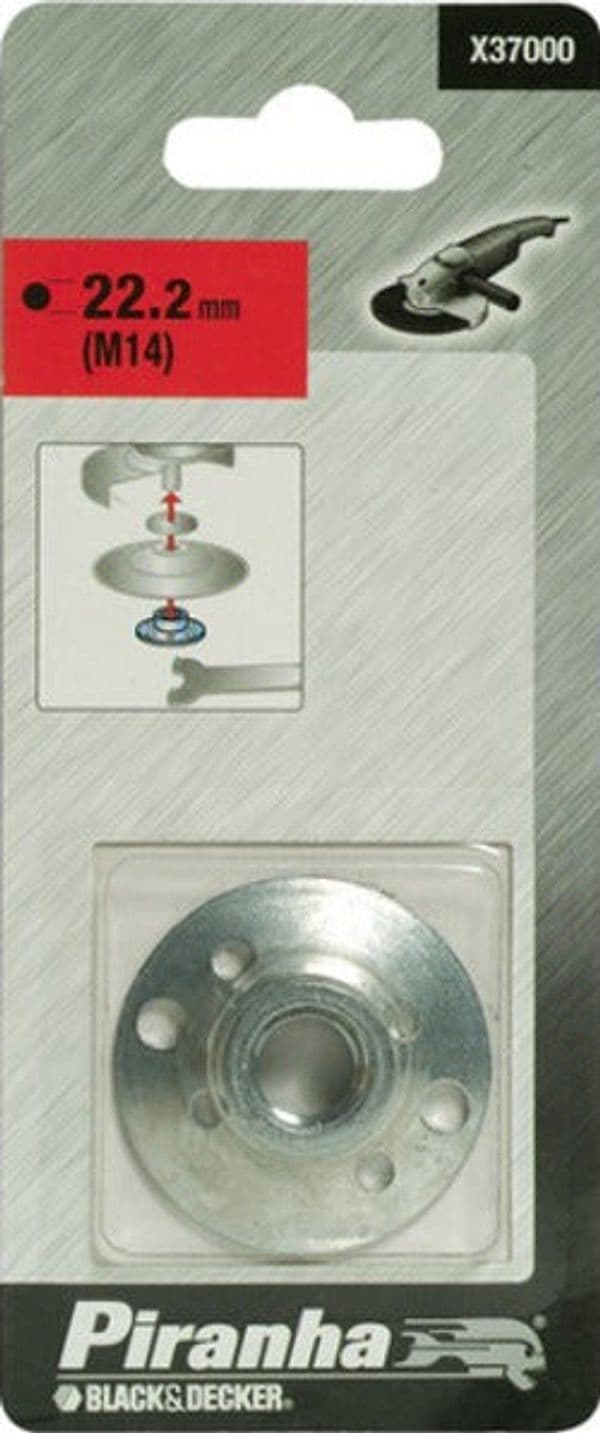 BLACK&DECKER-PIRANHA-GHIERA-CONICA-PER-PLATORELLO-FORO-22,2-mm-M14-X37000