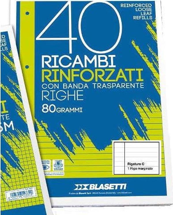 BLASETTI-Fogli-ad-anelli-Rinforzati-A4-1RC-(1-rigo-con-margine)