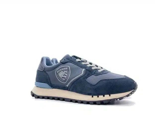 BLAUER Sneaker uomo DIXON navy blu in Sneaker casual Calzature Durello - Agna, commercioVirtuoso.it