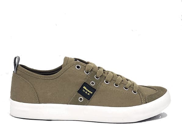 BLAUER Sneaker uomo VEGAS03 military green in Sneaker casual Calzature Durello - Agna, commercioVirtuoso.it