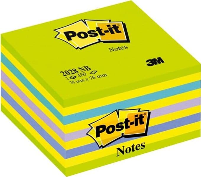 Blocco foglietti Cubo - 2028-NB - 76 x 76 mm - 72 gr - colori assortiti - 450 fogli - Post it Cancelleria e prodotti per ufficio/Carta blocchi e quaderni/Blocchi appunti taccuini e diari/Blocchetti memo adesivi Eurocartuccia - Pavullo, Commerciovirtuoso.it