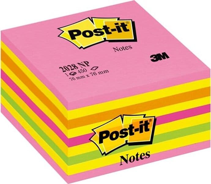 Blocco foglietti Cubo - 2028-NP - 76 x 76 mm - 72 gr - colori assortiti - 450 fogli - Post it Cancelleria e prodotti per ufficio/Carta blocchi e quaderni/Blocchi appunti taccuini e diari/Blocchetti memo adesivi Eurocartuccia - Pavullo, Commerciovirtuoso.it