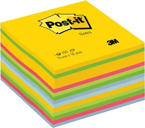 Blocco foglietti Cubo - 2030-U UL - 76 x 76 mm - 72 gr - colori assortiti - 450 fogli - Post it Cancelleria e prodotti per ufficio/Carta blocchi e quaderni/Blocchi appunti taccuini e diari/Blocchetti memo adesivi Eurocartuccia - Pavullo, Commerciovirtuoso.it