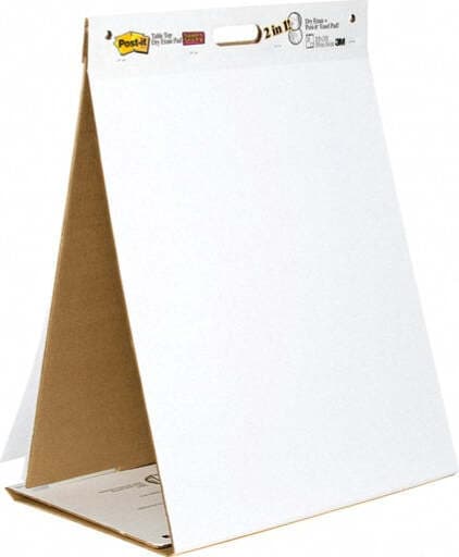 Blocco-Lavagna da tavolo Super Sticky autoportante - 563DE - 58 4 x 50 8 cm - bianco - 20 fogli - Post-it Cancelleria e prodotti per ufficio/Archivio ufficio e accessori per scrivania/Lavagne e bacheche/Lavagne a fogli mobili Eurocartuccia - Pavullo, Commerciovirtuoso.it