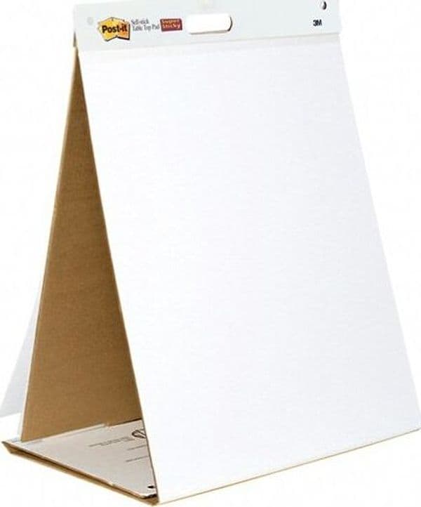 Blocco-Lavagna da tavolo Super Sticky autoportante - 563R - 20 fogli in carta riciclata - 58 4 x 50 8 cm - bianco - Post it Cancelleria e prodotti per ufficio/Archivio ufficio e accessori per scrivania/Lavagne e bacheche/Lavagne a fogli mobili Eurocartuccia - Pavullo, Commerciovirtuoso.it
