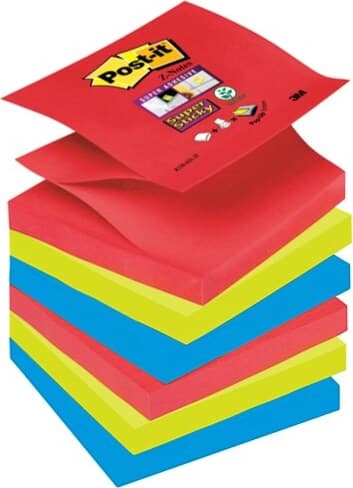 Blocco Post it Super Sticky Z Notes - R330-6SS-Jp - 76 x 76 mm - Bora Bora - 90 fogli - Post it Cancelleria e prodotti per ufficio/Carta blocchi e quaderni/Blocchi appunti taccuini e diari/Blocchetti memo adesivi Eurocartuccia - Pavullo, Commerciovirtuoso.it