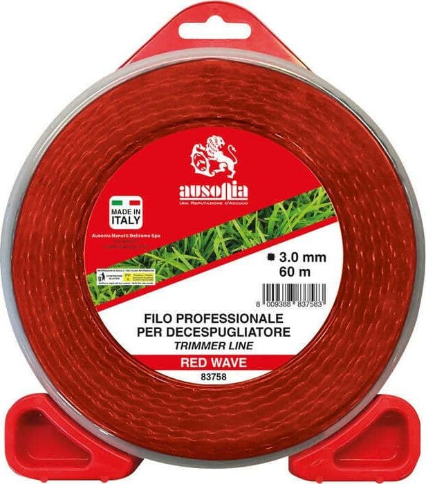 Bobina Di Filo Per Decespugliatore Professionale Intrecciato "Red Wave"3,30Mm X 50M Colore Rosso Ausonia - 83759 in Fili Ausonia - Maniago, commercioVirtuoso.it