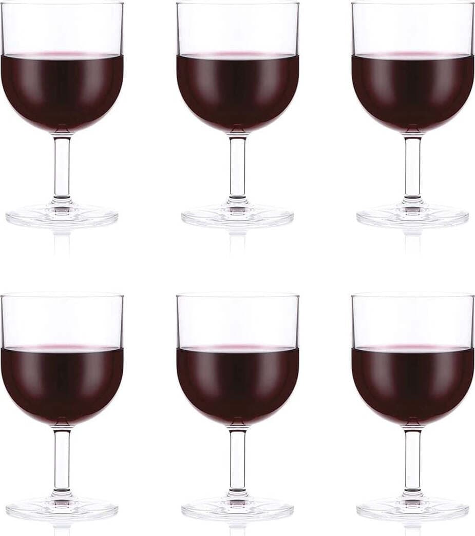 BODUM OKTETT 6 Bicchieri da Vino Rosso in plastica duratura, 0,25 Litri Casa e cucina/Stoviglie/Bicchieri e cristalli/Calici da vino Scontolo.net - Potenza, Commerciovirtuoso.it