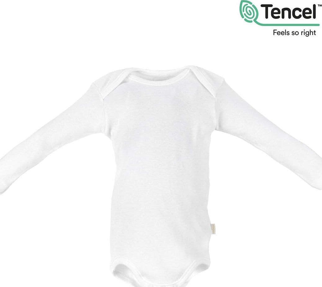 Body Manica Lunga Taglia 12 Tencel Bianco Moda/Prima infanzia/Abbigliamento/Bambino 0-24/Tutine e body/Body La Casa Del Bebè - Napoli, Commerciovirtuoso.it