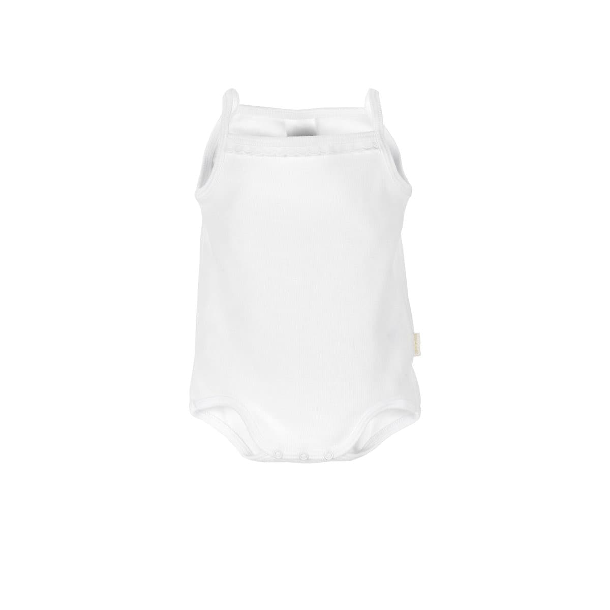 Body Spallina Interlock Taglia 6 Puntilla Bianco Moda/Prima infanzia/Abbigliamento/Bambino 0-24/Tutine e body/Body La Casa Del Bebè - Napoli, Commerciovirtuoso.it