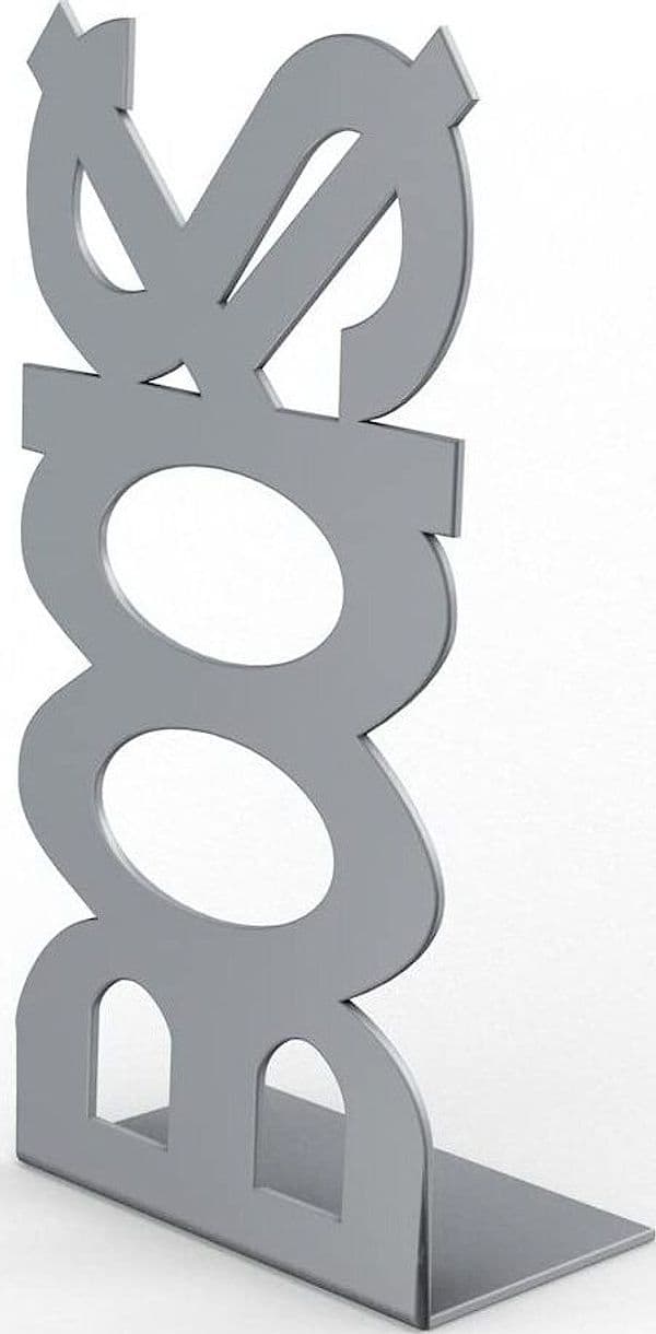 BOLIS-ITALIA---1-FERMALIBRO-IN-ACCIAIO-BOOKS-ARGENTO