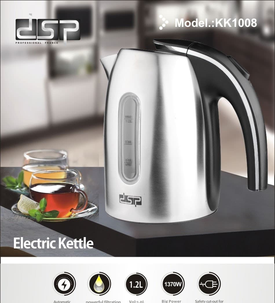 Bollitore-Elettrico-A-Caraffa-Da-1,2lt-In-Acciaio-Inox-Per-Te'-E-Infusi-1370w