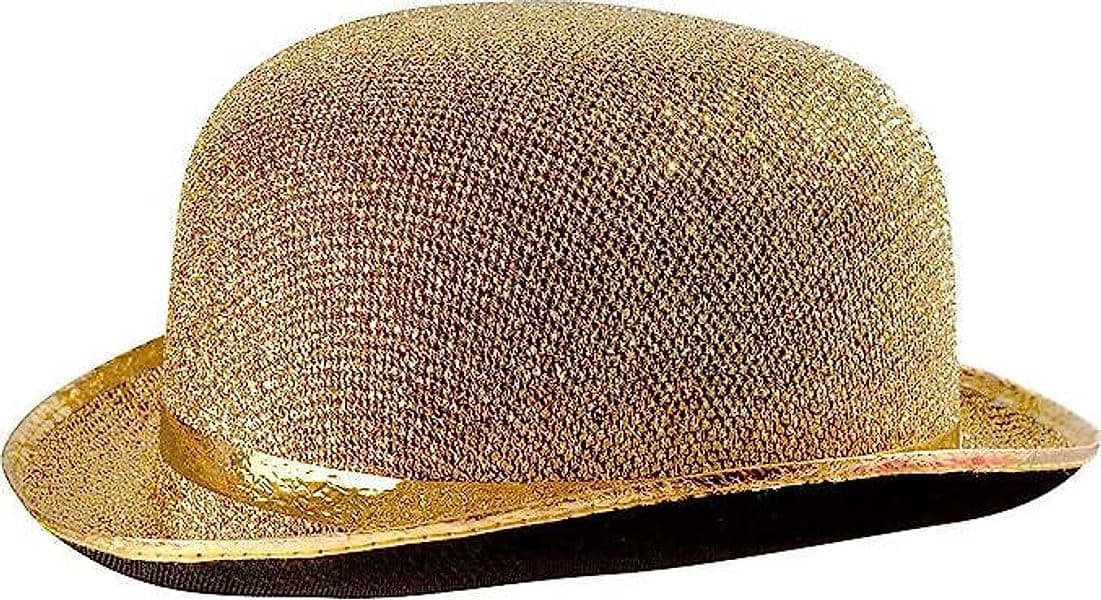 Bombetta-in-Lurex-Dorato-Cappello-Adulto-Widmann