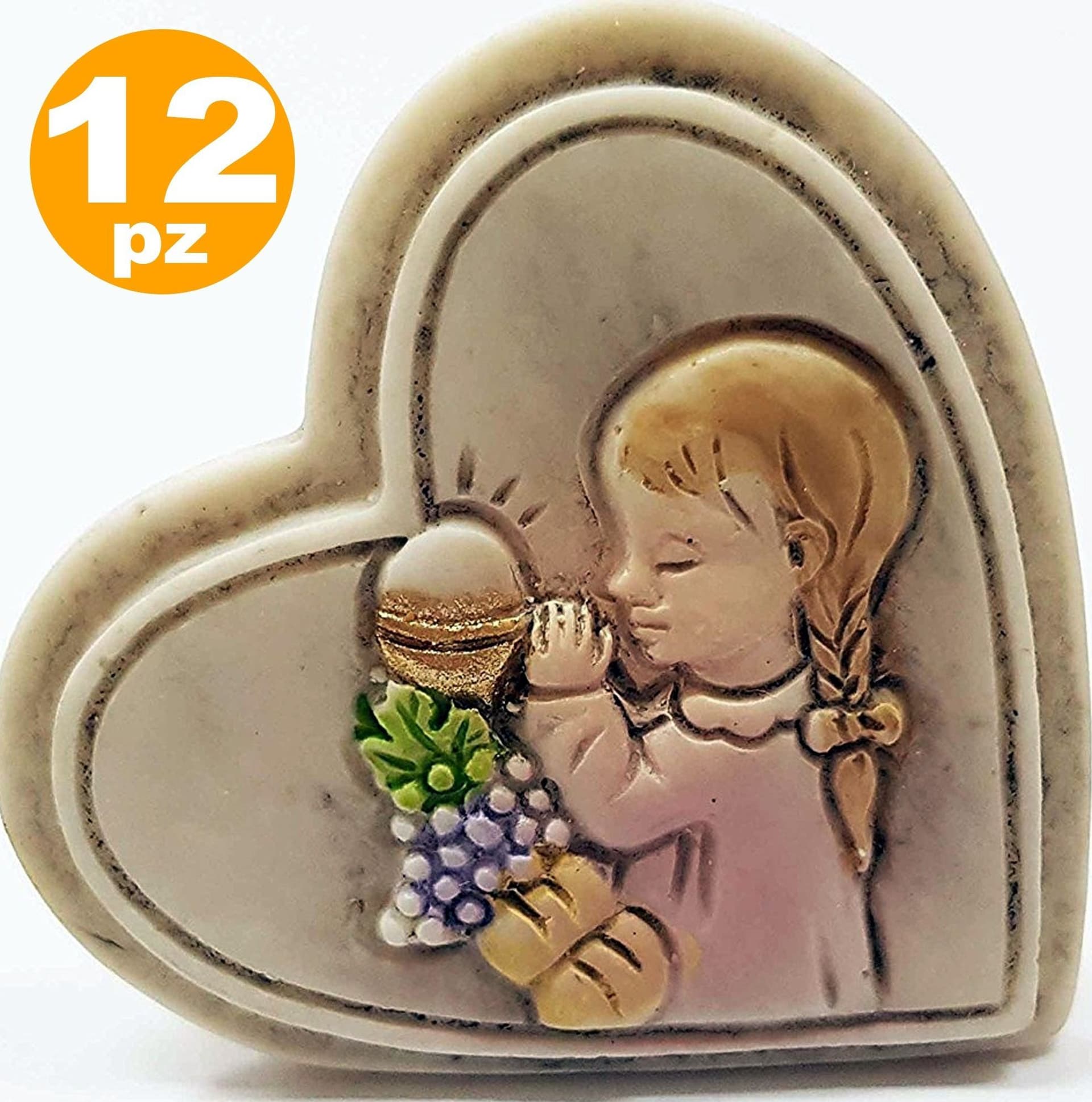 BOMBONIERA BOMBONIERE COMUNIONE EUCARESTIA BIANCO CERAMICA SOPRAMMOBILE APPOGGIO Casa e cucina/Hobby creativi/Materiali per hobby creativi/Forniture per feste/Bomboniere Trade Shop italia - Napoli, Commerciovirtuoso.it