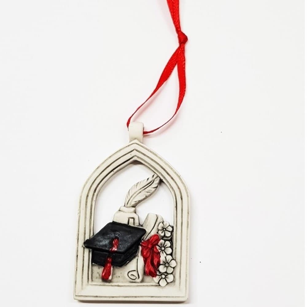 BOMBONIERA PERGAMENA ARCO LAUREA CAPPELLO CALAMAIO FORTUNA ROSSO BIANCO APPENDINO Casa e cucina/Hobby creativi/Materiali per hobby creativi/Forniture per feste/Bomboniere Trade Shop italia - Napoli, Commerciovirtuoso.it
