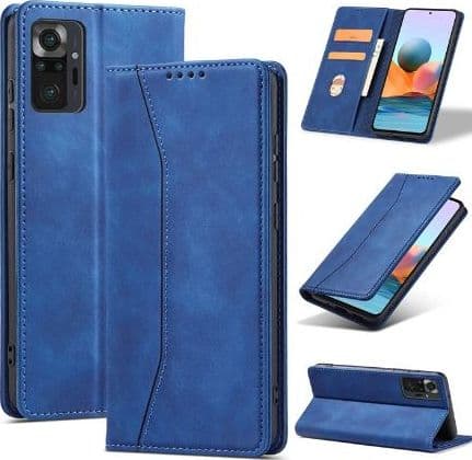 book-xiaomi-14-con-porta-carte-di-credito-chiusura-magnetica-blu