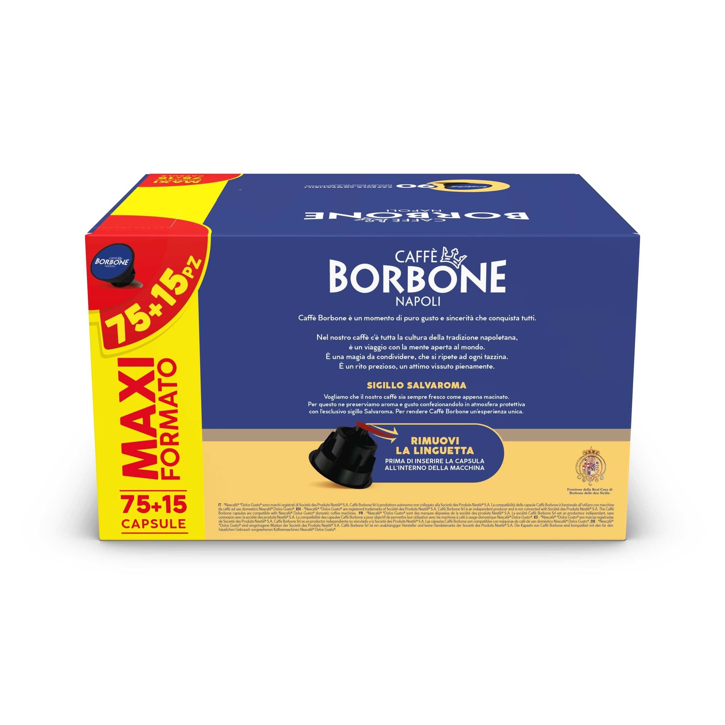 Borbone-Capsule-Comp.-Nesc.dolce-Gusto-Miscela-Nobile-(Blu)-75+1