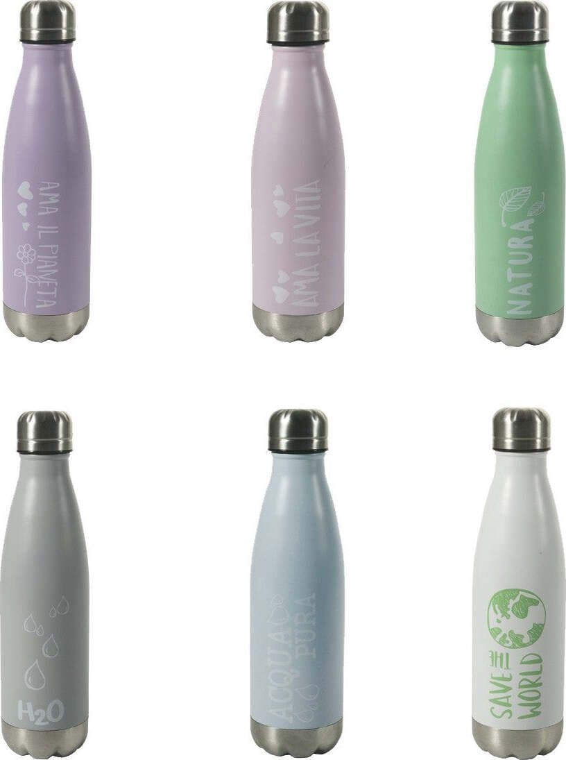 Borraccia Termica 24h In Acciaio Inox Borraccia 500 ml Cancelleria e prodotti per ufficio/Scuola e materiale didattico/Materiale scolastico/Portapranzo e borracce/Borracce Ferus - Montoro, Commerciovirtuoso.it