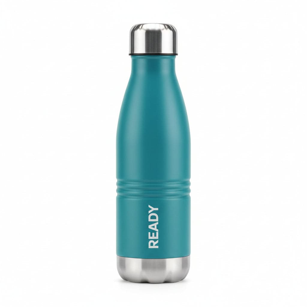 Borraccia Termica A Tenuta Stagna In Acciaio Inox Blu Intempo Borraccia Termica Ready 650ml Con Fondo In Metallo E Impugnatura Soft Touch in Borracce Cartolibreria La Fenice - Spadafora, commercioVirtuoso.it