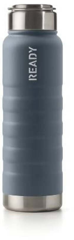 Borraccia Termica Grigia In Acciaio Inox Intempo Borraccia Termica Ready 650ml Impugnatura Soft Touch E Fondo In Metallo in Borracce Cartolibreria La Fenice - Spadafora, commercioVirtuoso.it