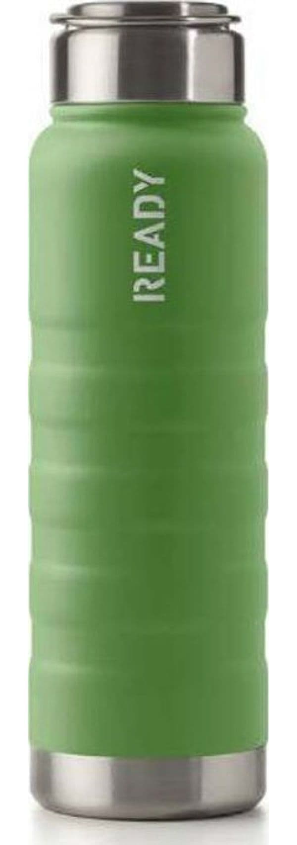 Borraccia Termica In Acciaio Inox Verde Intempo Borraccia Termica Ready 650ml A Tenuta Stagna Con Finitura Soft Touch Fondo In Metallo in Borracce Cartolibreria La Fenice - Spadafora, commercioVirtuoso.it
