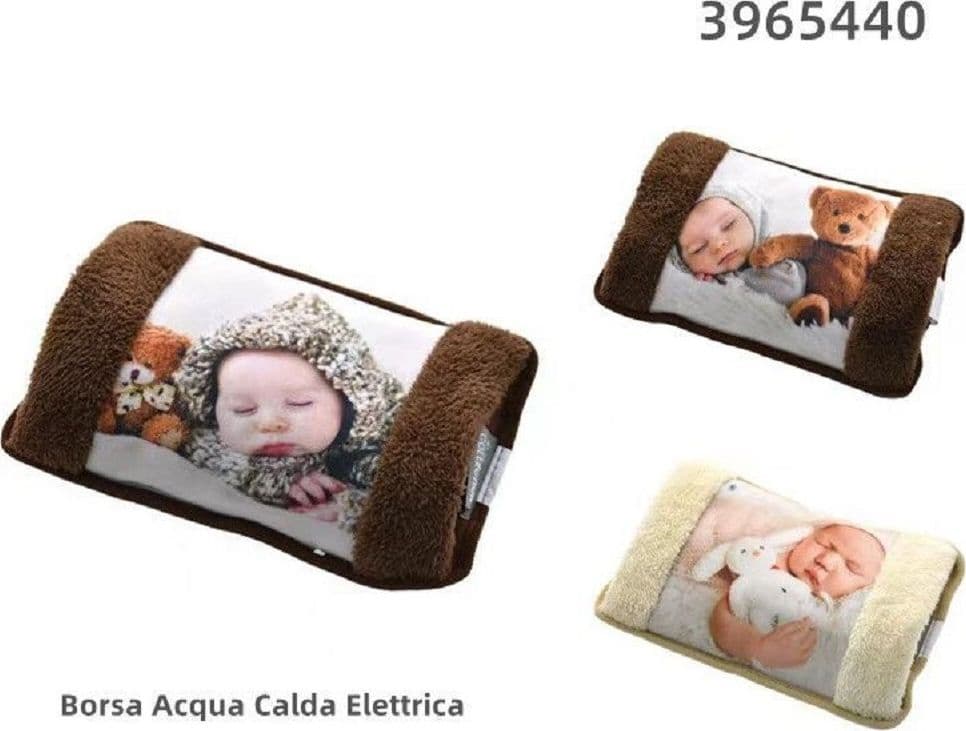 Borsa Acqua Calda Elettrica Con Bambino Scaldino Scalda Mani In Tessuto 3965440 Salute e cura della persona/Cura di bambini e neonati/Trattamenti caldo e freddo/Borse dell'acqua calda Trade Shop italia - Napoli, Commerciovirtuoso.it
