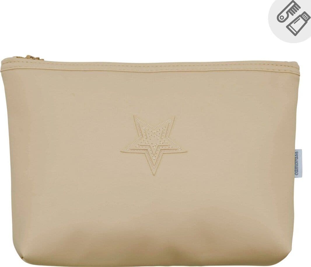 Borsa Bagno Mate Camel 6X28X20 Cm Prima infanzia/Igiene e benessere/Borsa per toilette La Casa Del Bebè - Napoli, Commerciovirtuoso.it