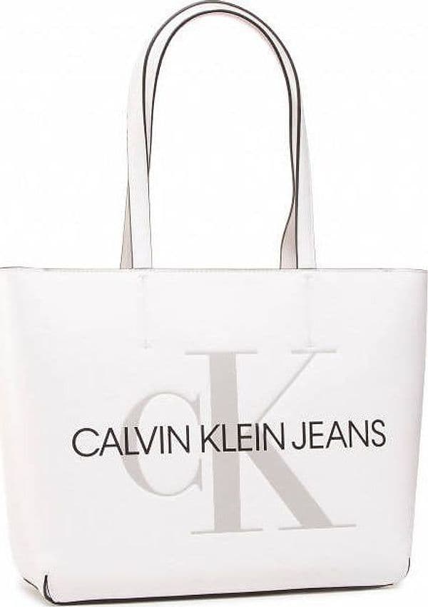 Borsa da Donna Calvin Klein Jeans Borsa a Spalla Con Scomparto Similpelle Bianca Fashion Moda/Valigie borse e accessori da viaggio/Accessori/Accessori tascabili/Appendi borsa tascabili e ganci Euforia - Bronte, Commerciovirtuoso.it