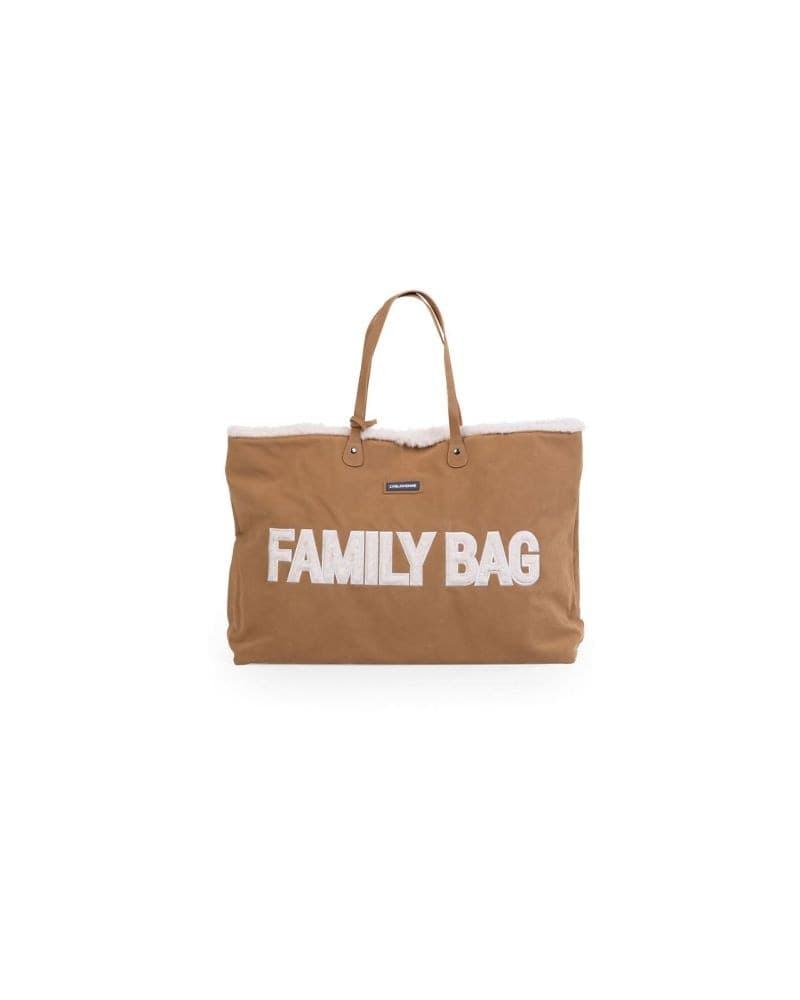 Borsa Fasciatoio Childhome Family Bag Camoscio con Dettagli Teddy Prima infanzia/Cambio del pannolino/Borse fasciatoio/Borse shopper La Casa Del Bebè - Napoli, Commerciovirtuoso.it