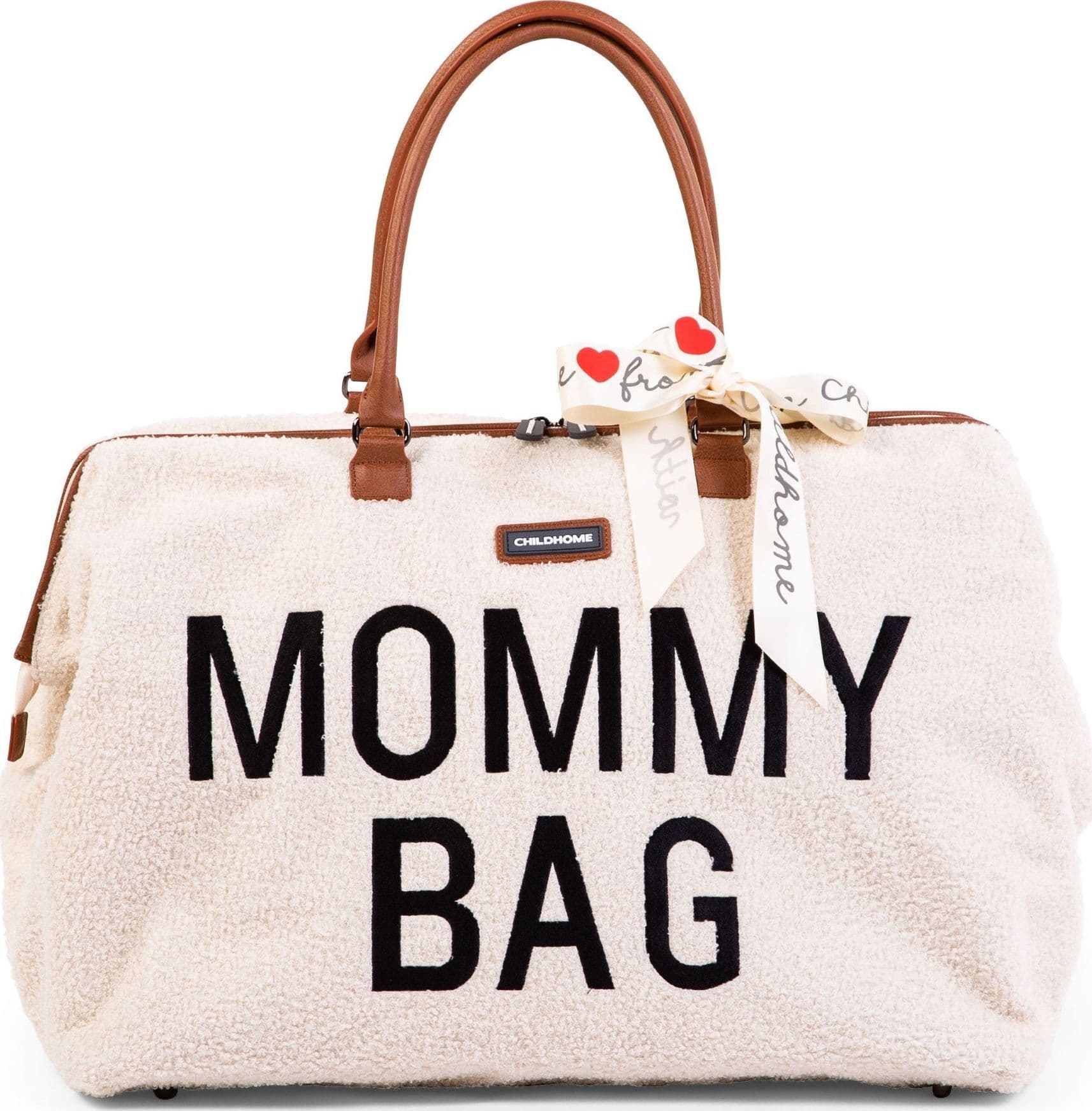 Borsa Fasciatoio Childhome Mommy Bag Teddy Off White Ecrù Prima infanzia/Cambio del pannolino/Borse fasciatoio/Borse tascapane La Casa Del Bebè - Napoli, Commerciovirtuoso.it