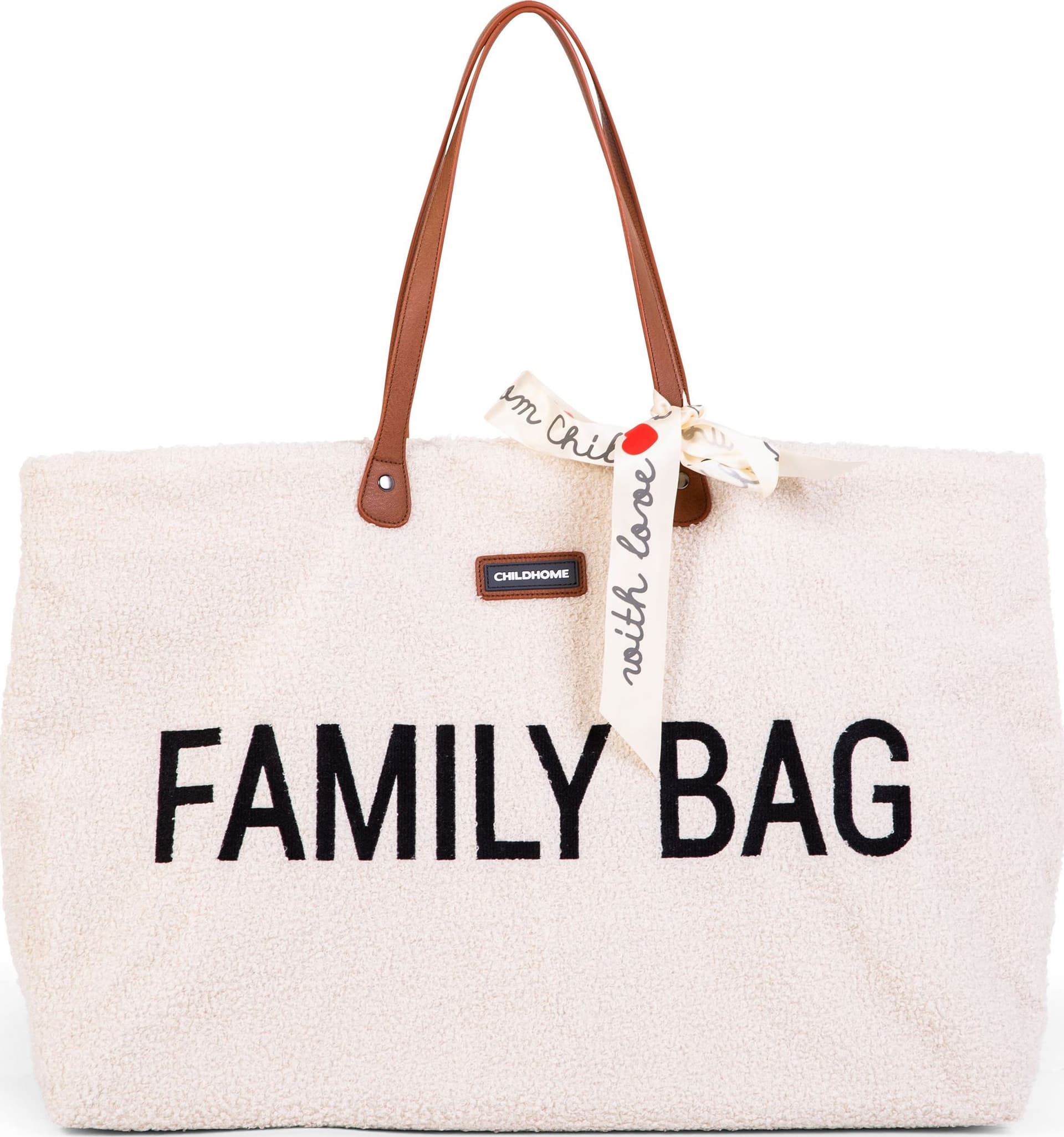 Borsa-Nursery-Childhome-Family-Bag-Teddy-Off-White-Ecrù