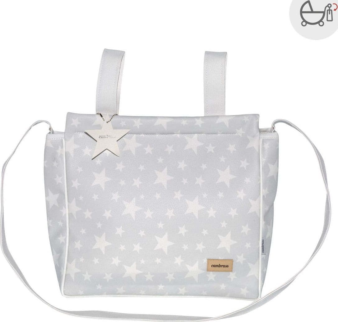 Borsa Passeggino Etoile Grigio 13X40X33 Cm Cambrass