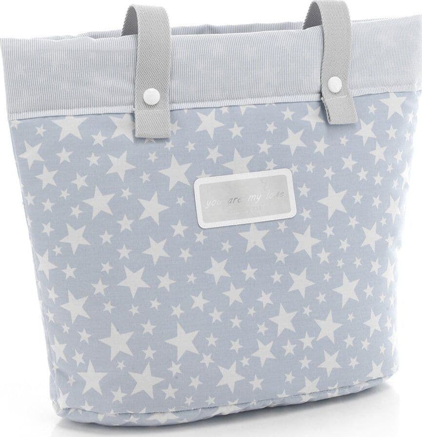 Borsa Passeggino Star Azzurro 17X40X34 Cm Prima infanzia/Passeggini carrozzine e accessori/Accessori e parti di ricambio/Borsa contenitore per manubrio per passeggino La Casa Del Bebè - Napoli, Commerciovirtuoso.it
