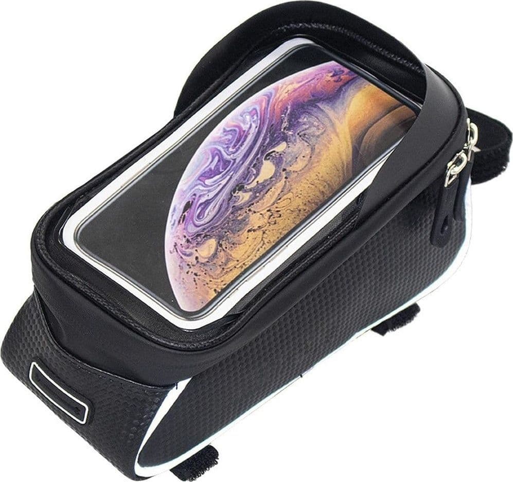 BORSA PER MANUBRIO TELAIO ANTERIORE PER BICI MOUNTAIN BIKE 20,5X8,2X8,2X10,3X3CM