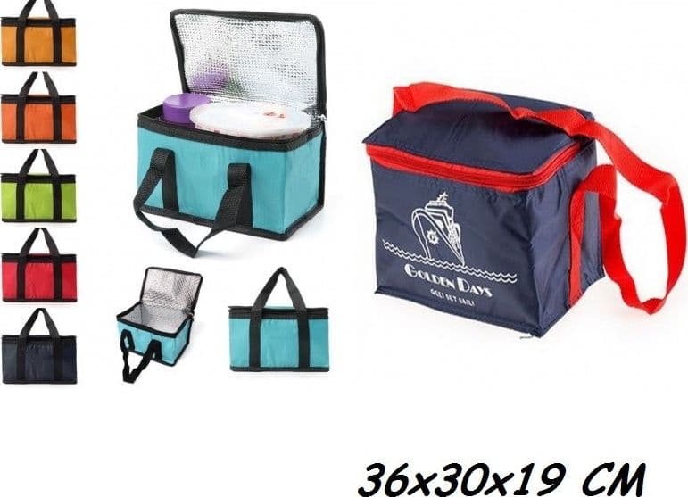 Borsa-Termica-36x30x19-Cm-Frigo-Porta-Pranzo-Spiaggia-Mare-Escursione-Pic-Nic