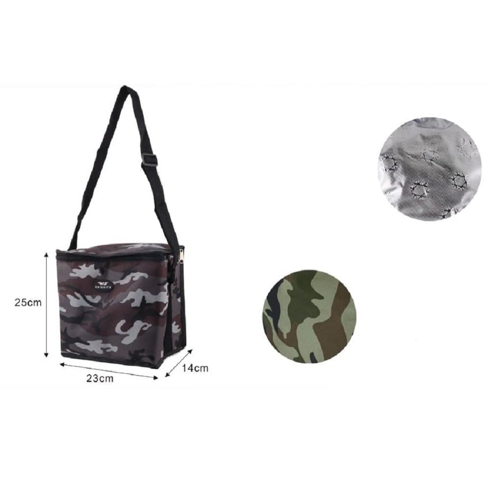 Borsa Termica Militare Con Tracolla 8 Lt Per Campeggio Spiaggia 25x14x23cm 12813 Casa e cucina/Organizzazione interni/Contenitori e barattoli da cucina/Conservazione cibi/Contenitori per trasporto cibo/Borse frigo Trade Shop italia - Napoli, Commerciovirtuoso.it