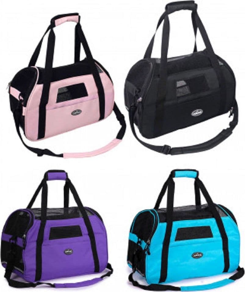 BORSA TRASPORTINO ANIMALI NOBLEZA CON PRESE D'ARIA 42 X 20 X 29 CM TAGLIA M