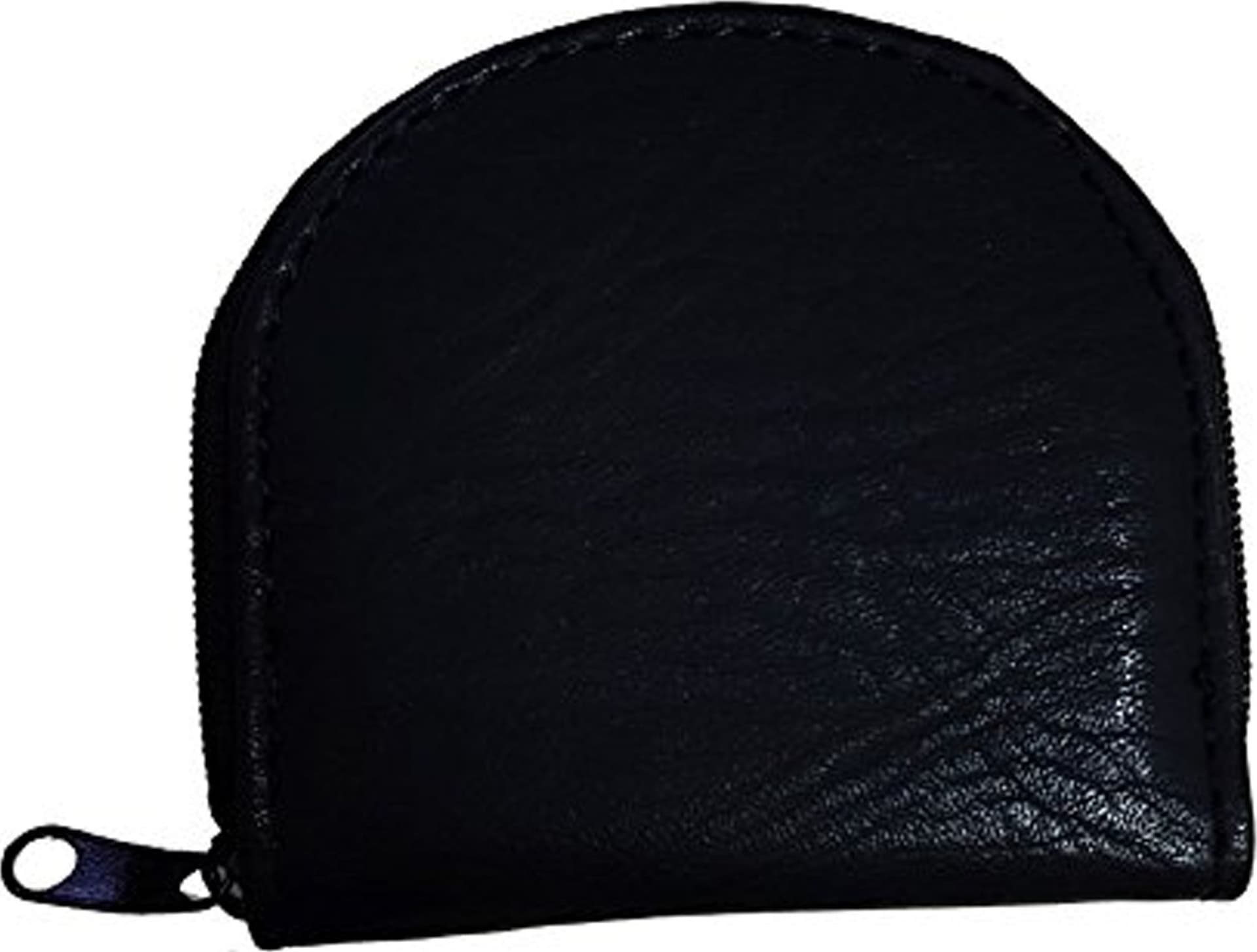BORSELLINO WALLET UOMO DONNA PORTAMONETE TINTA UNITA MEZZA LUNA ZIP IN ECO PELLE Trade Shop italia - Napoli, Commerciovirtuoso.it