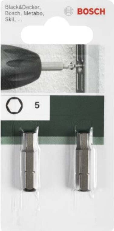 BOSCH---2-PUNTE-PER-TRAPANO-AVVITATORE,-ATTACCO-ESAGONALE
