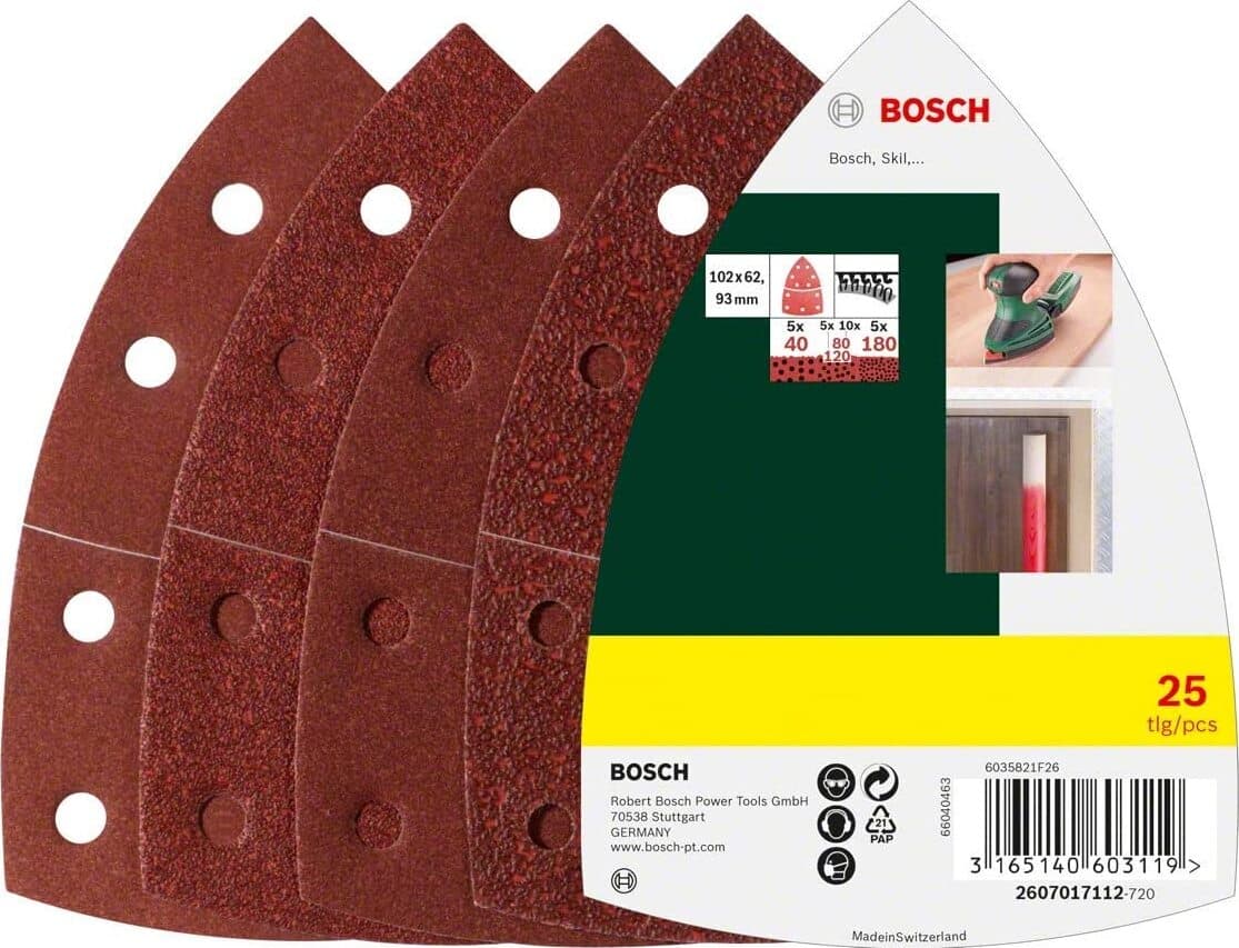 BOSCH---25-FOGLI-ABRASIVI-LEVIGATRICE-PALMARE-GRANA-40-80-120-180