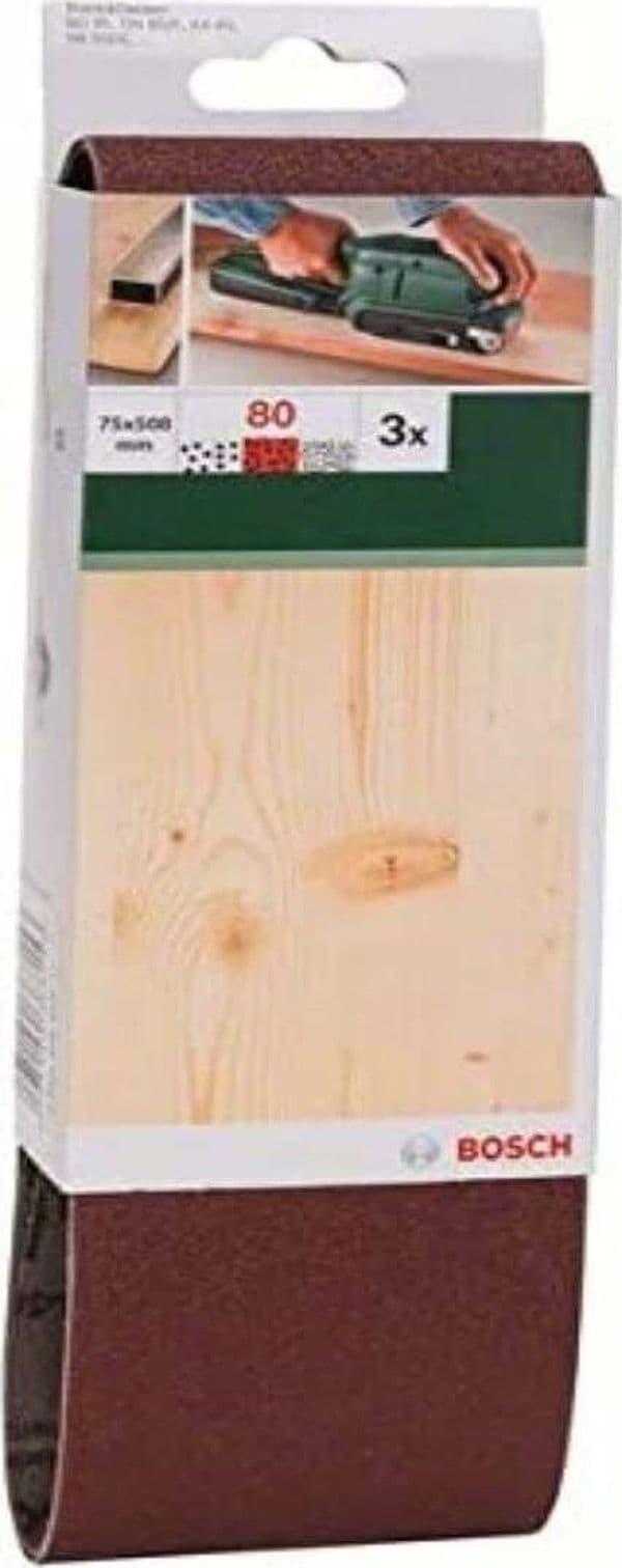 BOSCH---3-NASTRI-ABRASIVI-GRANA-80-PER-LEVIGATRICE-A-NASTRO-75x508MM
